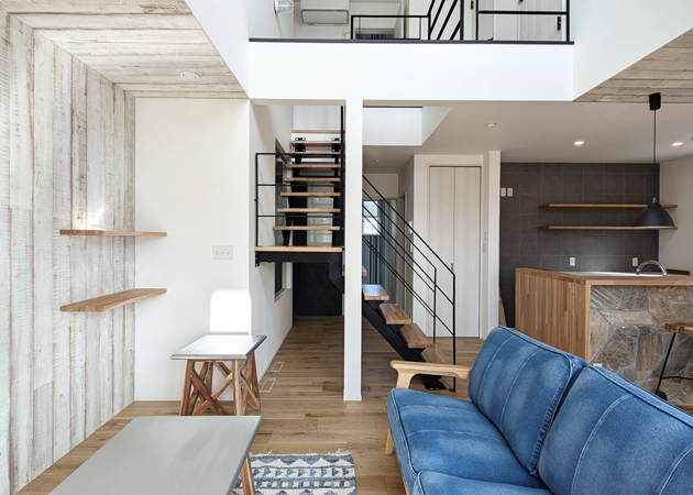 家族が集うLDKと土間空間「サーフスタイル」の家