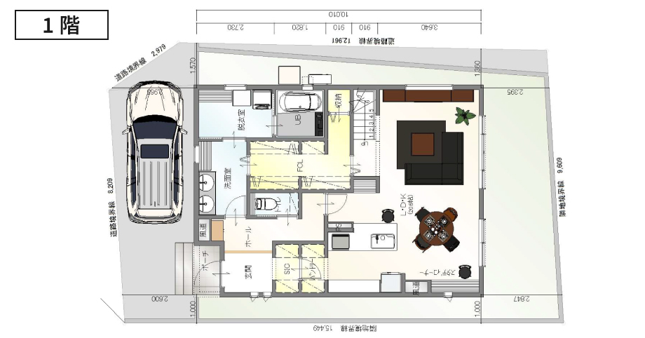 【在宅ワーク／子育て世代】家事ラク回遊動線と書斎のある家