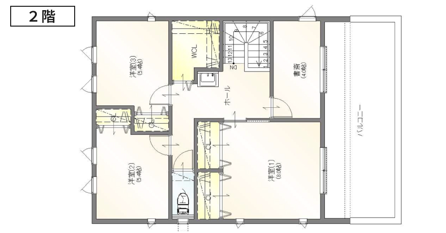 【在宅ワーク／子育て世代】家事ラク回遊動線と書斎のある家